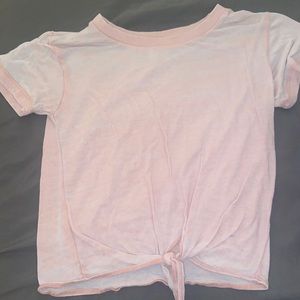 Short Sleeved Tied Top